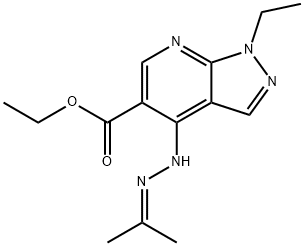 乙酰腙吡唑啶 结构式
