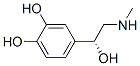 4-[(1R)-1-hydroxy-2-methylamino-ethyl]benzene-1,2-diol 结构式