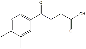 4-(3,4-二甲基苯基)-4-氧代丁酸 结构式