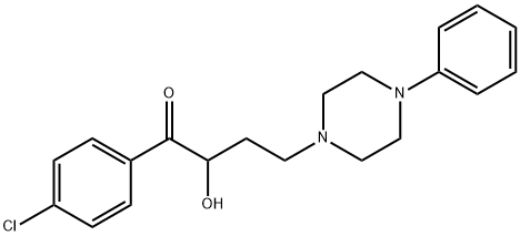 4'-chloro-2-hydroxy-4-(4-phenylpiperazine-1-yl)butyrophenone 结构式