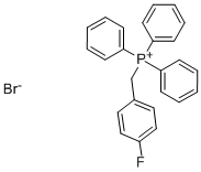 溴化(4-氟苯甲基)三苯基磷 结构式