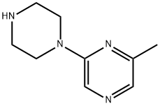 2-METHYL-6-PIPERAZIN-1-YLPYRAZINE 结构式