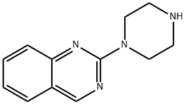 2-(1-哌嗪基)喹唑啉 结构式