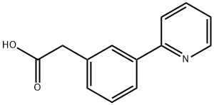 3-(2-吡啶基)乙酸 结构式