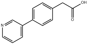 4-(3-吡啶)苯乙酸 结构式