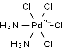 DIAMMINOTETRACHLOROPALLADIUM(IV) 结构式