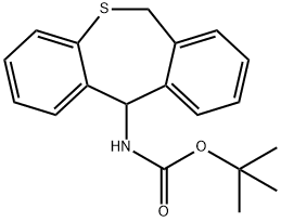 (6,11-二氢二苯并[B,E]噻吩-11-基)氨基甲酸叔丁酯 结构式