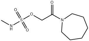 1-[2-(methylsulfamoyloxy)acetyl]azepane 结构式