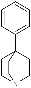 4-苯基奎宁环 结构式