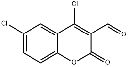 4,6-二氯-3-甲酰基香豆素 结构式