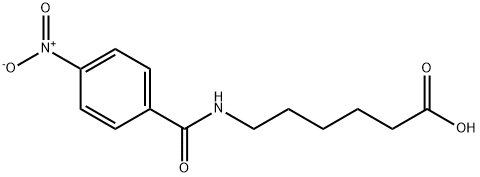 6-[(4-硝基苯基)甲酰氨基]己酸 结构式