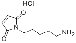 1-(5-氨基戊基)-1H-吡咯-2,5-二酮盐酸盐 结构式