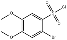 2-溴-4,5-二甲氧基苯-1-磺酰氯 结构式