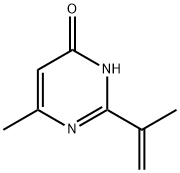 4(1H)-Pyrimidinone, 6-methyl-2-(1-methylethenyl)- (9CI) 结构式