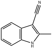 3-氰基-2-甲基吲哚 结构式