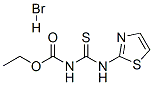 Carbamic  acid,  [(2-thiazolylamino)thioxomethyl]-,  ethyl  ester,  monohydrobromide  (9CI) 结构式