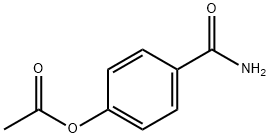 4-(aminocarbonyl)phenyl acetate  结构式