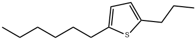 2-Hexyl-5-propylthiophene 结构式