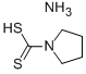吡咯烷二硫代氨基甲酸铵 结构式