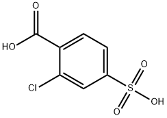 2-氯-4-硫苯甲酸 结构式