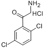 2-AMINO-1-(2,5-DICHLOROPHENYL)ETHAN-1-ONE HYDROCHLORIDE 结构式