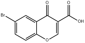 6-溴色酮-3-羧酸 结构式
