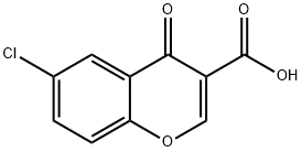6-CHLOROCHROMONE-3-CARBOXYLIC ACID 结构式