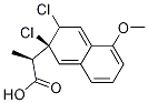 (S)-(+)-萘普生氯化物 结构式