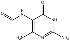 2,4-二氨基-5-甲酰氨基-6-羟基嘧啶 结构式
