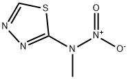 1,3,4-Thiadiazol-2-amine,  N-methyl-N-nitro- 结构式