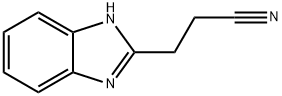 1H-Benzimidazole-2-propanenitrile(9CI) 结构式