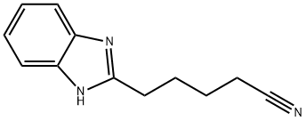 1H-Benzimidazole-2-pentanenitrile(9CI) 结构式