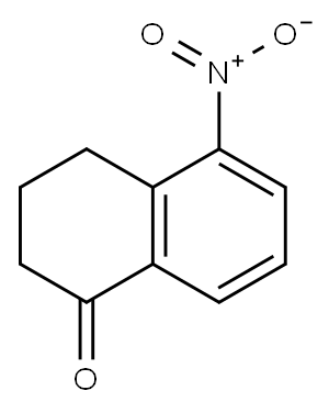 5-硝基-Α-四氢萘酮 结构式