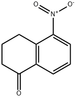 5-硝基-Α-四氢萘酮 结构式