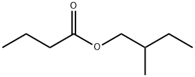丁酸-2-甲基丁酯 结构式