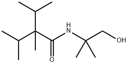 N-(2-hydroxy-1,1-dimethylethyl)-2-isopropyl-2,3-dimethylbutyramide 结构式