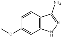 6-甲氧基-1H-吲唑-3-胺 结构式