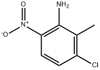 2-氨基-6-氯-3-硝基甲苯 结构式