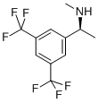 (S)-N-甲基-1-[3,5-二(三氟甲基)苯基]乙胺 结构式