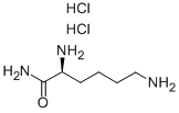 L-赖氨酰胺二盐酸盐 结构式