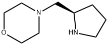 (R)-4-(2-吡咯烷基甲基)吗啉 结构式