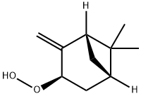 (1S,3R,5S)-2-Methylene-3-(hydroperoxy)-6,6-dimethylbicyclo[3.1.1]heptane 结构式