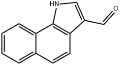 1H-苯并[G]吲哚-3-甲醛 结构式