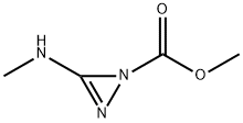 1H-Diazirine-1-carboxylicacid,3-(methylamino)-,methylester(9CI) 结构式