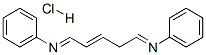 N,N'-pent-2-ene-1,5-diylidenedianiline hydrochloride 结构式