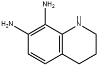 7,8-Quinolinediamine,  1,2,3,4-tetrahydro- 结构式