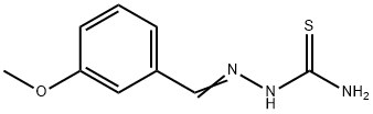 (E)-2-(3-甲氧基亚苄基)肼-1-硫代碳酰胺 结构式