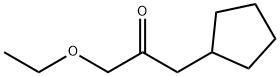 1-cyclopentyl-3-ethoxy-propan-2-one 结构式