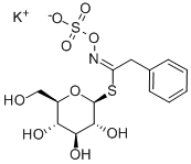 金莲葡糖硫苷钾盐 结构式