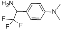 1-(4-二甲基氨基苯基)-2,2,2-三氟乙胺 结构式